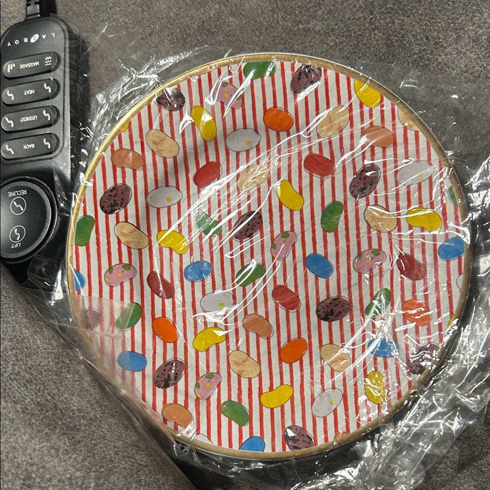 Colorful Jellybean Round Storage Tin